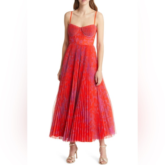 Hutch Amara Orange and Purple Gown sz 2 - Picture 1 of 16